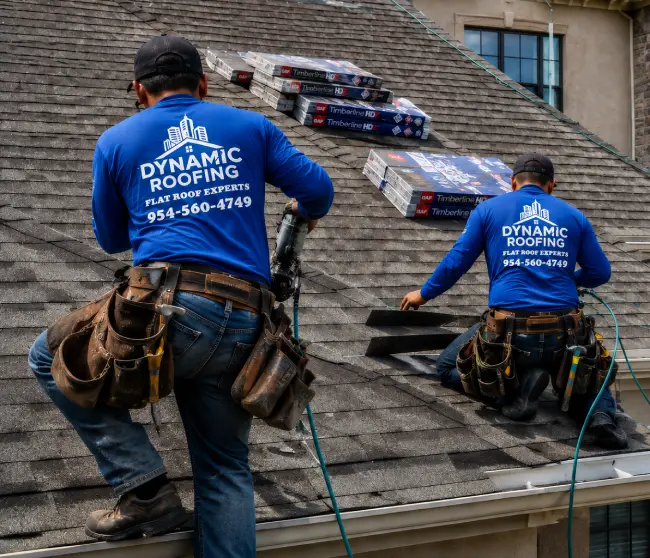 Shingle roofing